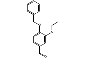 4-Benzyloxy-3-ethoxybenzaldehyde structure, CAS 60186-33-6