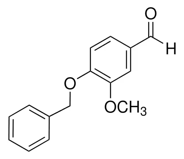 4-Benzyloxy-3-methoxybenzaldehyde structure, CAS 2426-87-1