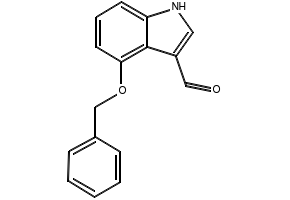 4-Benzyloxyindole-3-carboxaldehyde structure, CAS 7042-71-9
