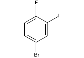 4-Bromo-1-fluoro-2-iodobenzene structure, CAS 116272-41-4