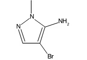 4-Bromo-1-methyl-1H-pyrazol-5-amine structure, CAS 105675-85-2