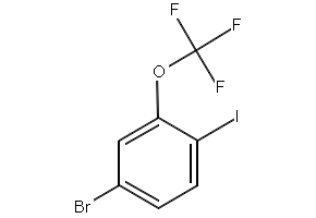 4-Bromo-2-(trifluoromethoxy)iodobenzene structure, CAS 175278-12-3