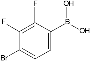 4-Bromo-2,3-difluorophenylboronic acid structure, CAS 374790-99-5