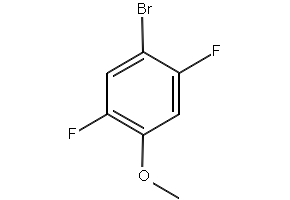 4-Bromo-2,5-difluoroanisole structure, CAS 202865-60-9