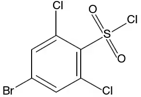 4-Bromo-2,6-dichlorobenzenesulfonylchloride structure, CAS 351003-54-8