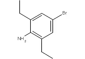 4-Bromo-2,6-diethylaniline structure, CAS 56746-19-1