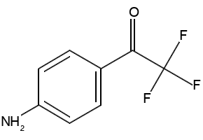 1-(4-Aminophenyl)-2,2,2-trifluoroethan-1-one structure, CAS 23516-79-2