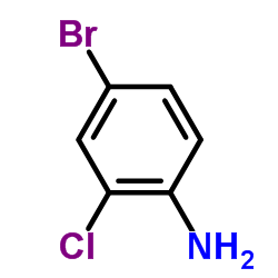 4-Bromo-2-chloroaniline structure, CAS 38762-41-3