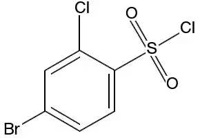4-Bromo-2-chlorobenzenesulfonyl chloride structure, CAS 351003-52-6