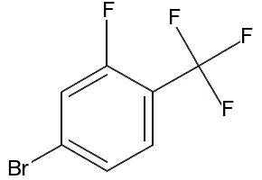 4-Bromo-2-fluorobenzotrifluoride structure, CAS 142808-15-9