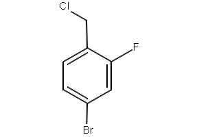 4-Bromo-2-fluorobenzyl chloride structure, CAS 85510-82-3
