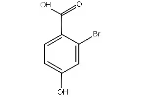 4-Bromo-2-hydroxybenzoic acid structure, CAS 1666-28-0