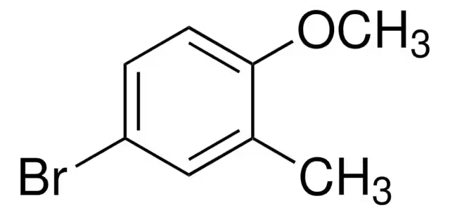 4-Bromo-2-methylanisole structure, CAS 14804-31-0