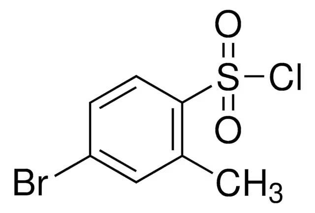 4-Bromo-2-methylbenzenesulphonyl chloride structure, CAS 139937-37-4