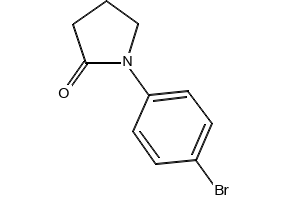 1-(4-Bromophenyl)-2-pyrrolidinone structure, CAS 7661-32-7