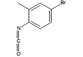 4-Bromo-2-methylphenyl isocyanate structure, CAS 1591-98-6