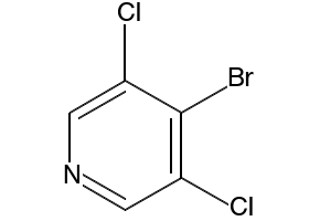 4-Bromo-3,5-dichloropyridine structure, CAS 343781-45-3