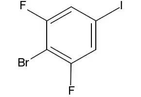 4-Bromo-3,5-difluoroiodobenzene structure, CAS 155906-10-8