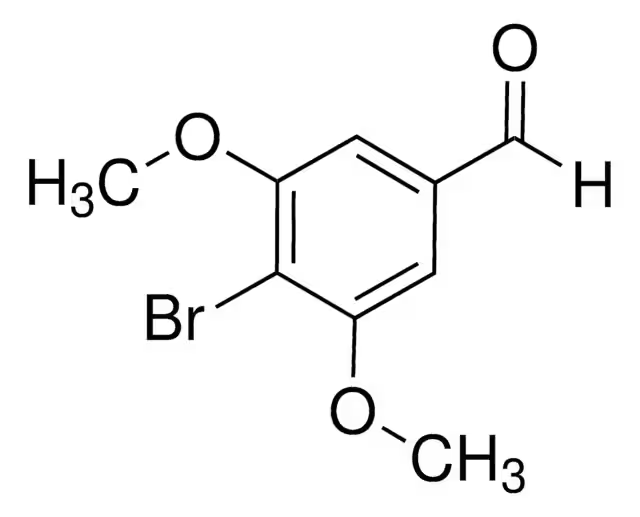 4-Bromo-3,5-dimethoxybenzaldehyde structure, CAS 31558-40-4