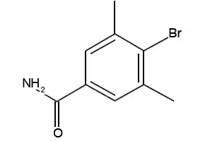 4-Bromo-3,5-dimethylbenzamide structure, CAS 864825-81-0