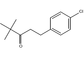 1-(4-chlorophenyl)-4,4-dimethyl-3-pentanone structure, CAS 66346-01-8