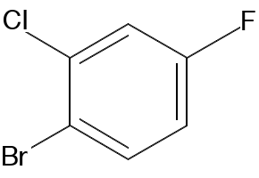 4-Bromo-3-chloro-1-fluorobenzene structure, CAS 110407-59-5