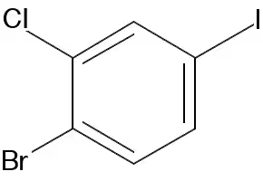 4-Bromo-3-chloroiodobenzene structure, CAS 535934-25-9
