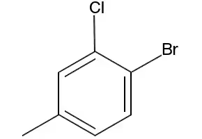 4-Bromo-3-chlorotoluene structure, CAS 6627-51-6