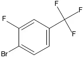 4-Bromo-3-fluorobenzotrifluoride structure, CAS 40161-54-4