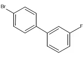 4-Bromo-3'-fluorobiphenyl structure, CAS 40641-65-4