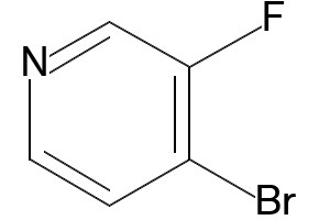 4-Bromo-3-fluoropyridine structure, CAS 2546-52-3