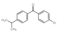 4-Bromo-4'-iso-propylbenzophenone structure, CAS 91404-24-9