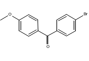 4-Bromo-4'-methoxybenzophenone structure, CAS 54118-75-1