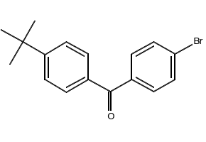 4-Bromo-4'-tert-butylbenzophenone structure, CAS 91404-26-1