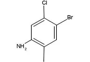 4-Bromo-5-chloro-2-methylaniline structure, CAS 30273-47-3
