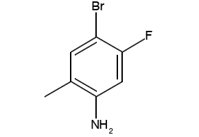 4-Bromo-5-fluoro-2-methylaniline structure, CAS 52723-82-7