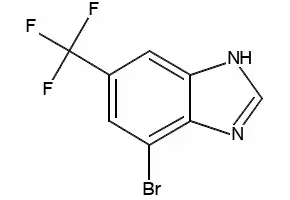 4-Bromo-6-(trifluoromethyl)benzimidazole structure, CAS 175135-14-5