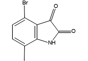 4-Bromo-7-methylisatin structure, CAS 874375-17-4