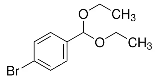 4-Bromobenzaldehyde diethyl acetal structure, CAS 34421-94-8