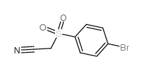 4-Bromobenzenesulfonyl acetonitrile structure, CAS 126891-45-0
