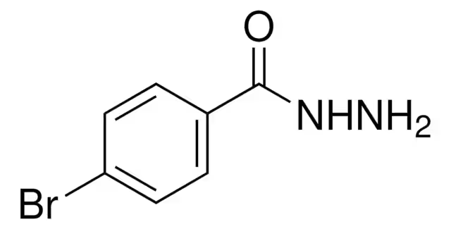 4-Bromobenzhydrazide structure, CAS 5933-32-4