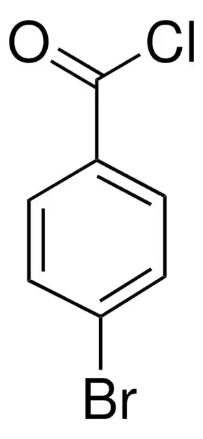 4-Bromobenzoyl chloride structure, CAS 586-75-4