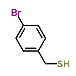 4-Bromobenzyl mercaptan structure, CAS 19552-10-4