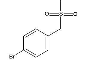 4-Bromobenzylmethylsulfone structure, CAS 213627-30-6