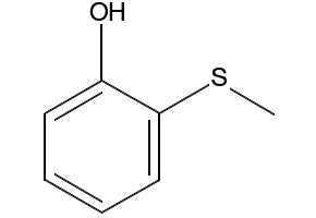(2-Hydroxy)thioanisole structure, CAS 1073-29-6