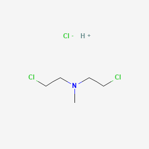 Chlormethine hydrochloride structure, CAS 55-86-7