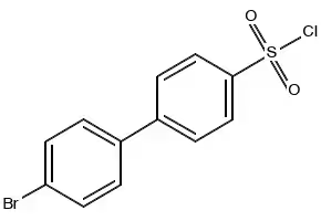 4'-Bromobiphenyl-4-sulfonyl chloride structure, CAS 13610-11-2