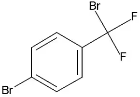 4-Bromodifluoromethyl-1-difluoromethylbenzene structure, CAS 2250-36-4