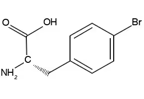 4-Bromo-L-phenylalanine structure, CAS 24250-84-8