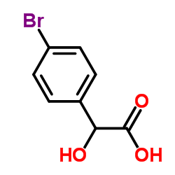 4-Bromomandelic acid structure, CAS 6940-50-7